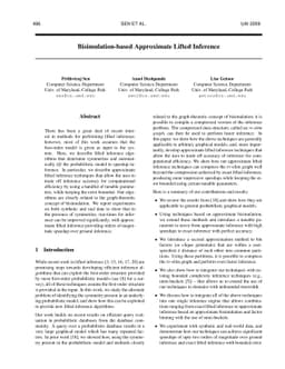 Bisimulation-based Approximate Lifted Inference