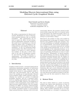 Modeling Discrete Interventional Data using Directed Cyclic Graphical
  Models