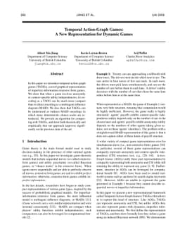Temporal Action-Graph Games: A New Representation for Dynamic Games