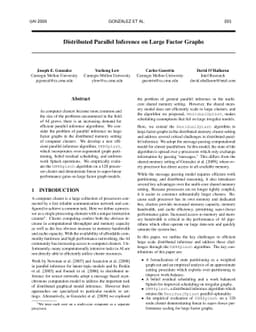 Distributed Parallel Inference on Large Factor Graphs