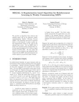 REGAL: A Regularization based Algorithm for Reinforcement Learning in
  Weakly Communicating MDPs