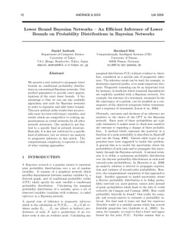 Lower Bound Bayesian Networks - An Efficient Inference of Lower Bounds
  on Probability Distributions in Bayesian Networks