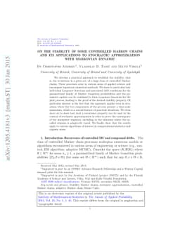 On the stability of some controlled Markov chains and its applications
  to stochastic approximation with Markovian dynamic
