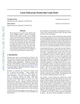 Latent Multi-group Membership Graph Model