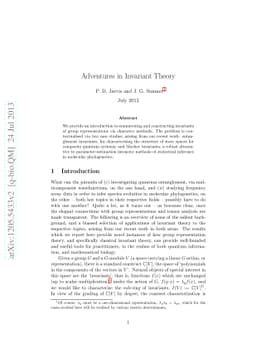 Adventures in Invariant Theory