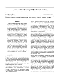 Convex Multitask Learning with Flexible Task Clusters