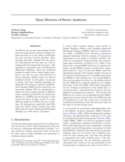 Deep Mixtures of Factor Analysers
