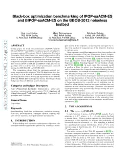 Black-box optimization benchmarking of IPOP-saACM-ES and BIPOP-saACM-ES
  on the BBOB-2012 noiseless testbed