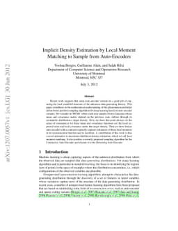 Implicit Density Estimation by Local Moment Matching to Sample from
  Auto-Encoders