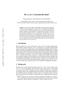 The SeqBin Constraint Revisited