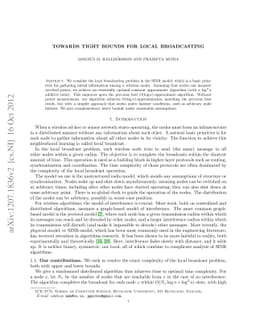 Towards Tight Bounds for Local Broadcasting