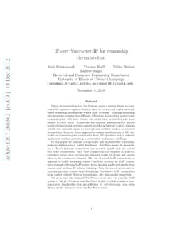 IP over Voice-over-IP for censorship circumvention