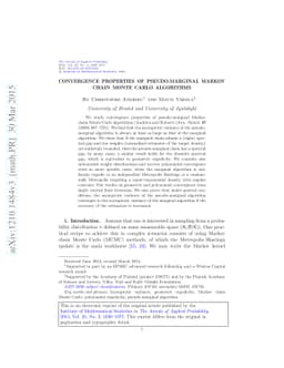 Convergence properties of pseudo-marginal Markov chain Monte Carlo
  algorithms