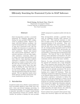 Efficiently Searching for Frustrated Cycles in MAP Inference