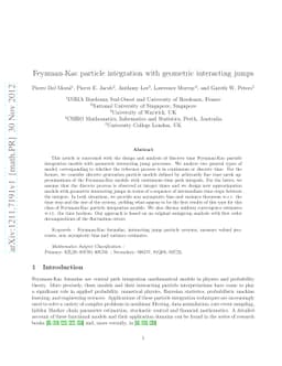 Feynman-Kac particle integration with geometric interacting jumps