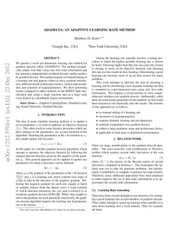 ADADELTA: An Adaptive Learning Rate Method