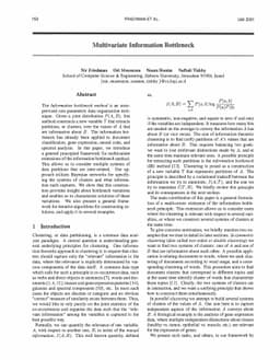 Multivariate Information Bottleneck
