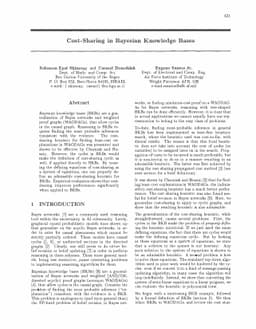 Cost-Sharing in Bayesian Knowledge Bases