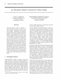 An Alternative Markov Property for Chain Graphs