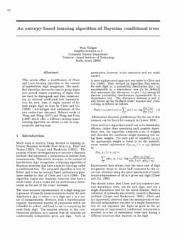 An Entropy-based Learning Algorithm of Bayesian Conditional Trees