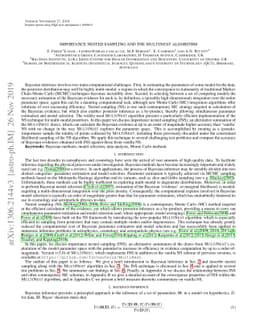 Importance Nested Sampling and the MultiNest Algorithm