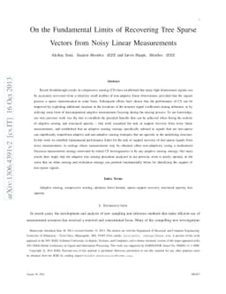 On the Fundamental Limits of Recovering Tree Sparse Vectors from Noisy
  Linear Measurements
