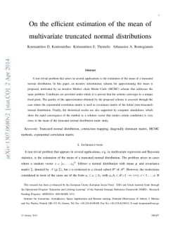 Approximating the mean of a truncated normal distribution