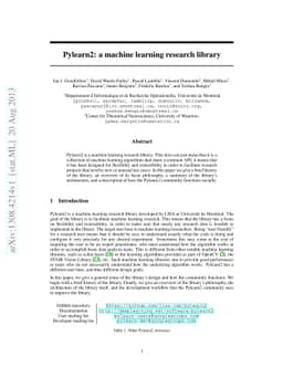Pylearn2: a machine learning research library