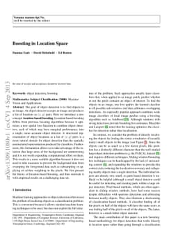 Boosting in Location Space