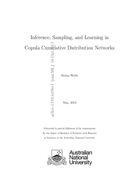 Inference, Sampling, and Learning in Copula Cumulative Distribution
  Networks