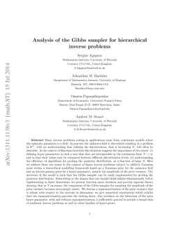 Analysis of the Gibbs sampler for hierarchical inverse problems