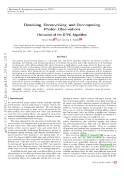 D$^3$PO - Denoising, Deconvolving, and Decomposing Photon Observations