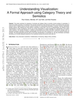 Understanding Visualization: A Formal Approach using Category Theory and
  Semiotics