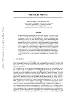 Network In Network