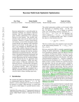 Bayesian Multi-Scale Optimistic Optimization