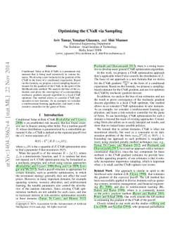 Optimizing the CVaR via Sampling