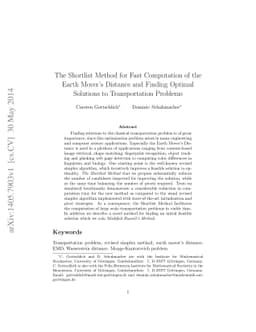 The Shortlist Method for Fast Computation of the Earth Mover's Distance
  and Finding Optimal Solutions to Transportation Problems