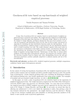 Goodness-of-fit tests based on sup-functionals of weighted empirical
  processes
