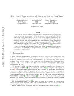 Distributed Approximation of Minimum Routing Cost Trees