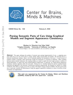 Parsing Semantic Parts of Cars Using Graphical Models and Segment
  Appearance Consistency