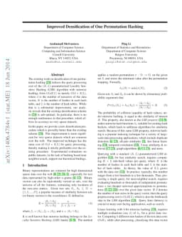 Improved Densification of One Permutation Hashing
