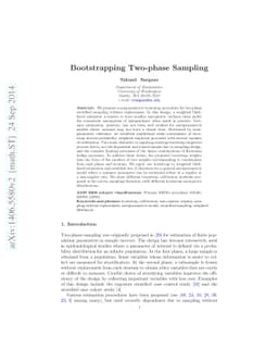 Bootstrapping Two-phase Sampling