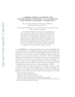 A Robbins Monro algorithm for nonparametric estimation of NAR process
  with Markov-Switching: consistency