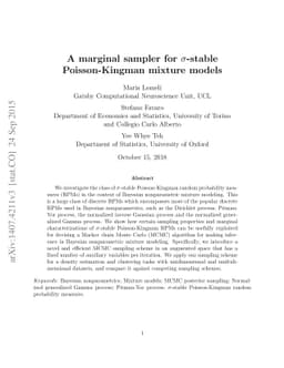 A marginal sampler for $σ$-Stable Poisson-Kingman mixture models