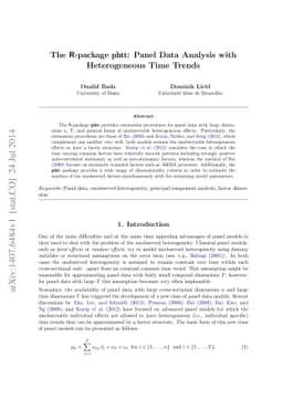 The R-package phtt: Panel Data Analysis with Heterogeneous Time Trends