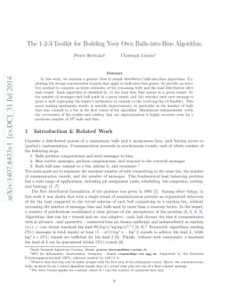 The 1-2-3-Toolkit for Building Your Own Balls-into-Bins Algorithm