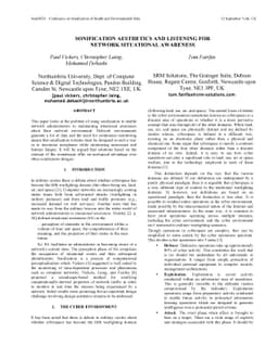 Sonification Aesthetics and Listening for Network Situational Awareness