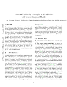 Partial Optimality by Pruning for MAP-Inference with General Graphical
  Models