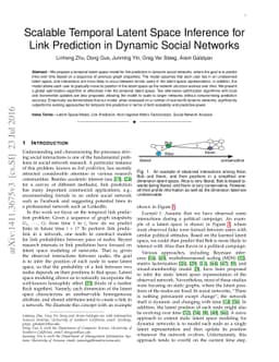 Scalable Link Prediction in Dynamic Networks via Non-Negative Matrix
  Factorization