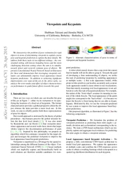Viewpoints and Keypoints